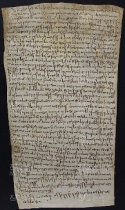 37 B.12.XXXVIIr, Acquisto fatto da Bonizo di Sassoclo di una pezza di terra vendutagli da Domenico da Centoripe, Castelvetro, [1025, nov. 9-19]